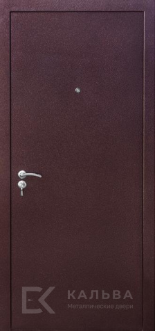 Фото «Железная дверь антик медь внутри темный орех классика №2»